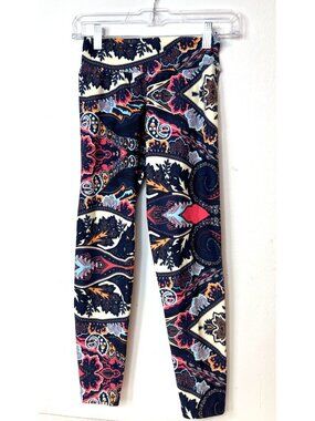 Liquido L Leggings Boho Paisley Colorful Floral Medallion Walking Yoga